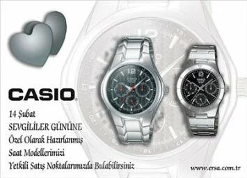 Casio sevgililer günü özel koleksiyonu