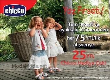 Chicco bebek ürünlerinde indirim