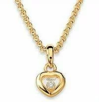 Chopard pırlanta kalpli kolyeler
