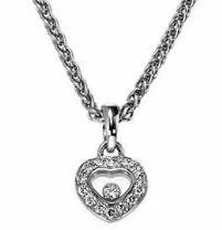 Chopard pırlanta kalpli kolyeler
