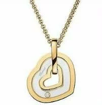 Chopard pırlanta kalpli kolyeler