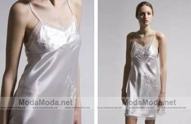 Wera Wang saten gecelik modelleri