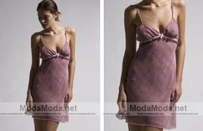 Wera Wang saten gecelik modelleri