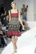 Oscar De La Renta 2008 ilkbahar-yaz bayan